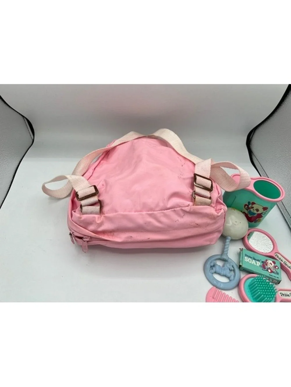 Vintage 1985 Shillman Little Mommy Doll Play n Tote Backpack With Accessories